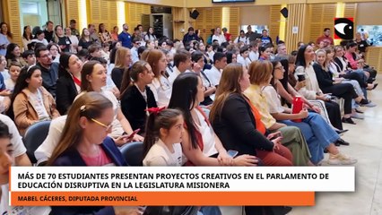 Más de 70 estudiantes misioneros presentan sus proyectos en el Parlamento de Educación Disruptiva