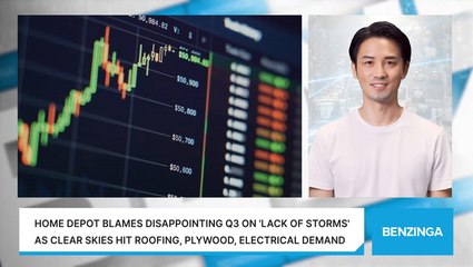 Home Depot Blames Disappointing Q3 On 'Lack of Storms' As Clear Skies Hit Roofing, Plywood, Electrical Demand