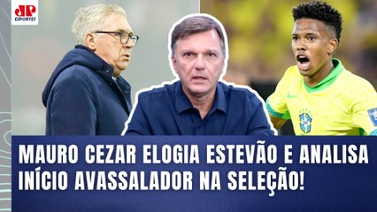 "O ESTEVÃO na SELEÇÃO está SE IMPONDO como..." Mauro Cezar É DIRETO em ANÁLISE após NOVO GOL!