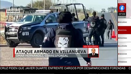Atacan a policías de Zacatecas; cuatro detenidos tras agresión en Villanueva