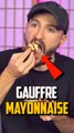 Je teste une gaufre à la mayonnaise !