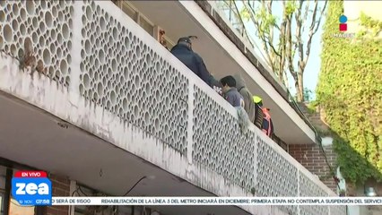 Equipos de emergencia llegan a la Col. Mixcoac