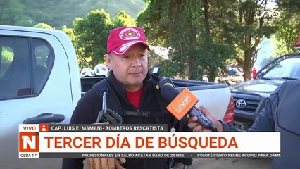 "No aparecen": Tercer día de búsqueda de dos personas desaparecidas en Achira