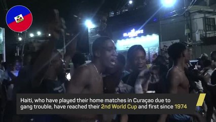 Curacao, Haiti and Panama fans go crazy after World Cup qualification