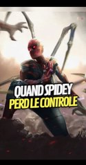 Quand Spidey perd le contrôle… #spiderman #marvel #mcu #onregardequoi #peterparker
