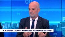 Jean-Michel Blanquer : «Heureusement qu'un pays doit être capable de se défendre.»