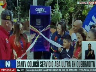 Caracas | Cantv entregó servicio ABA Ultra a habitantes y comercios de la Quebradita en El Paraíso
