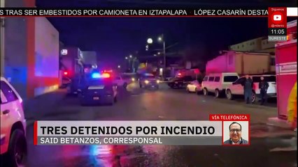 Detienen a tres por incendiar lote de autos de exmando en Baja California