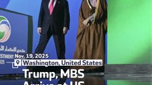 Trump, MBS Arrive at US-Saudi Investment Forum