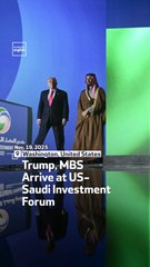 Trump, MBS Arrive at US-Saudi Investment Forum