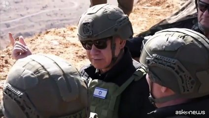 Netanyahu in Siria per ringraziare le truppe dell'Idf