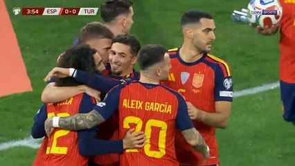 اهداف مباراة اسبانيا وتركيا 2 2 تصفيات كاس العالم