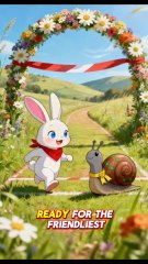 Bunny and SnailWatch a fast little bunny race a slow and steady snail in this cute and colorful kids’ cartoon! Even though they move differently, they learn an important lesson about patience and friendship. A short, fun.