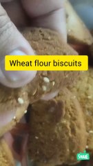 Wheat flour biscuits at home biscuits recipe