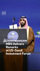MBS Delivers Remarks at US-Saudi Investment Forum