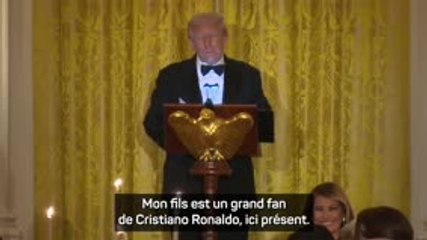CdM 2026 - Trump : "Mon fils est un grand fan de Cristiano Ronaldo"
