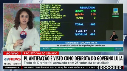 PL Antifacção é visto como derrota do governo Lula