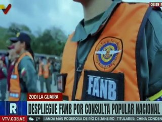 ZODI La Guaira N° 82 se despliega para el resguardo de la Consulta Popular Nacional