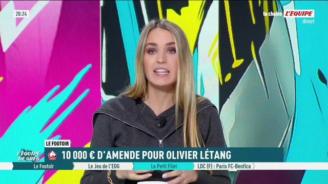 La commission de discipline de l'UEFA inflige une amende de 10 000 euros à Olivier Létang - Foot - Ligue des champions - Lille