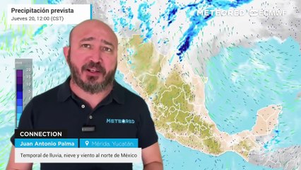 Temporal de lluvia, nieve y viento al norte de México