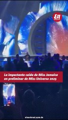 La impactante caída de Miss Jamaica en preliminar de Miss Universo 2025