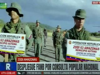 ZODI Amazonas se desplegó para la defensa y resguardo de la Consulta Popular Nacional