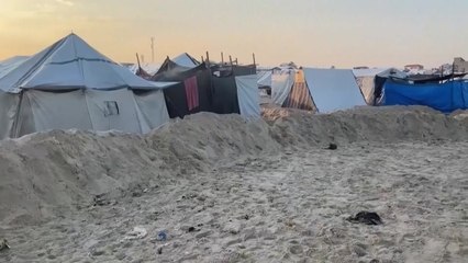 "가자지구 폭우로 만7천 가구 피해...난민촌 텐트 침수" / YTN