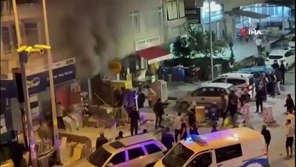 Ailesine ait tekel bayisini benzin döküp ateşe verdi: 2 yaralı