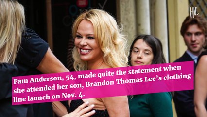 Pam Anderson, 54, Stuns With Tommy Lee Look Alike Son  Dylan  23  At Clothing Launch Party