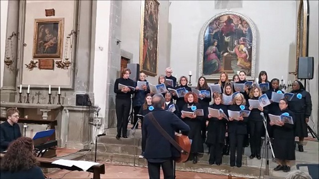 20-12-2023 Coro S. Maria Castel di Signa - 5 canti - Antica Pieve San Lorenzo