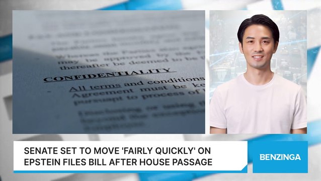 Senate Set To Move 'Fairly Quickly' On Epstein Files Bill After House Passage