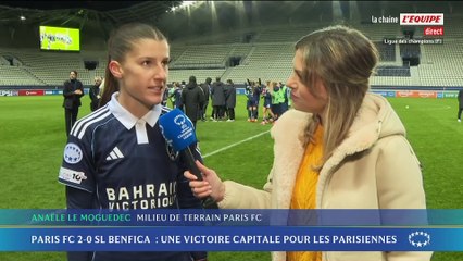 Le Moguedec évoque «l'ambition, la personnalité et le caractère» de son équipe après la victoire du PFC face à Benfica - Foot - Ligue des champions (F) - Paris FC