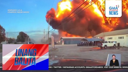 Cargo plane, bumagsak at sumabog; hindi bababa sa 12, patay | Unang Balita