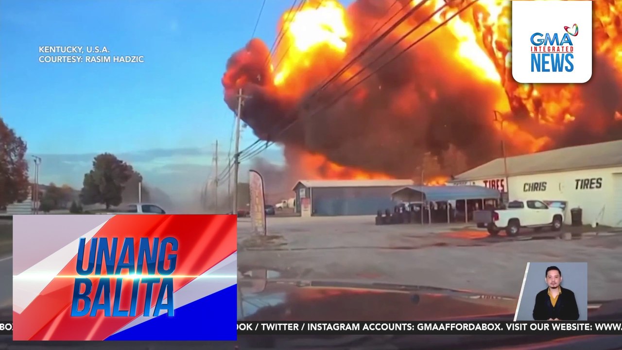 Cargo plane, bumagsak at sumabog; hindi bababa sa 12, patay | Unang Balita
