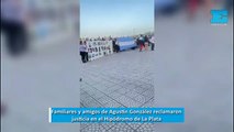 Familiares de Agustín González reclaman justicia en el Hipódromo de La Plata