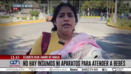 Carencias en hospitales ponen en riesgo a recién nacidos en Valle de Toluca