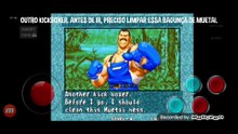 Fatal Fury 3 Franco Bash vs Joe Higashi fala de vitória do Franco Bash em português parte 1