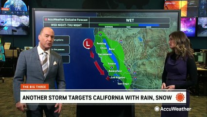 Yet another storm targets California with rain and snow