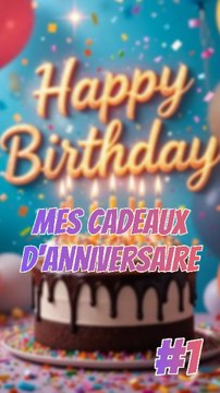 Mes cadeaux d’anniversaire #1 #Exclu #Cadeau #Maillot