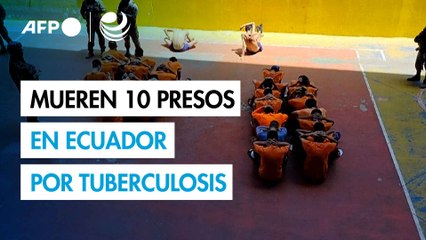 Diez presos mueren de tuberculosis en cárcel de Ecuador