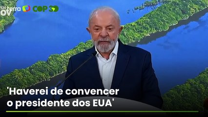 Na COP30, Lula diz que convencerá Trump sobre importância da pauta climática