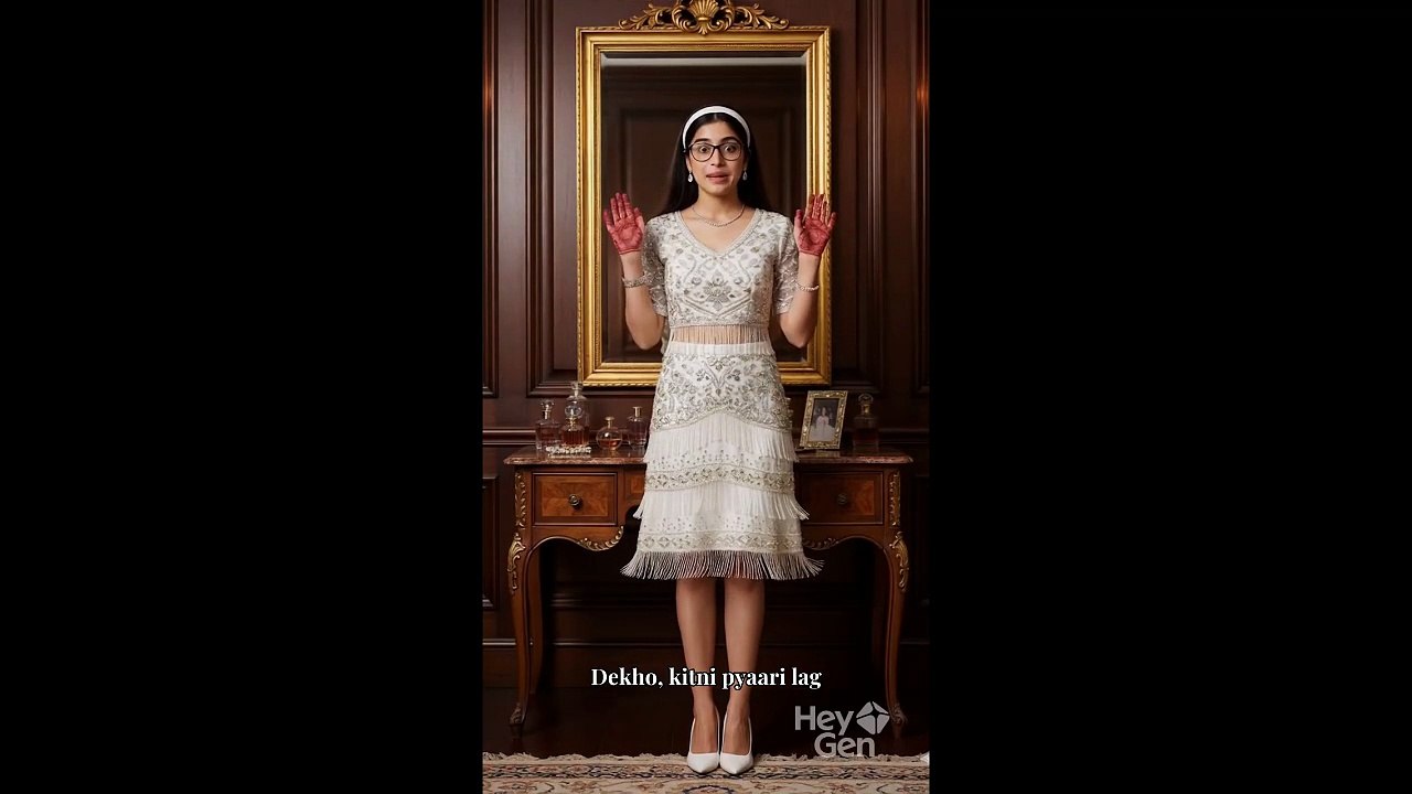 ready for her friends wedding