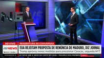 EUA rejeitam proposta de renúncia de Maduro, diz The New York Times