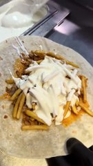 French Tacos Viande Escalope & Kebab Gratiné Raclette & Lardons. #BR3 #tacos #FrenchTacos #eating #foodlover