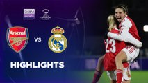 Arsenal 2-1 Real Madrid | UEFA Women's Champions League 25/26 Match Highlights