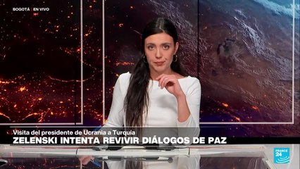 Zelenski se reúne con Erdogan para hablar de paz en Ucrania mientras Rusia incrementa sus ataques