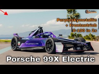 Porsche 99X Electric: Der neue Formel E-Bolide für die Saison 2024/25