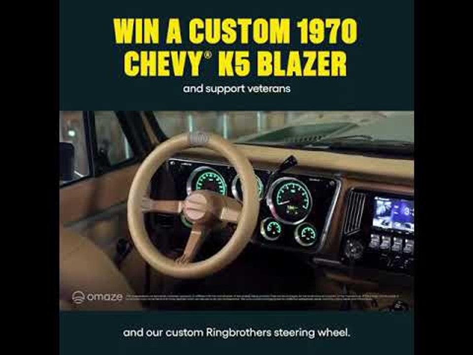 OMAZE Gewinnspiel - 1970 Chevrolet K5 Blazer Restomod von den Ringbrothers!