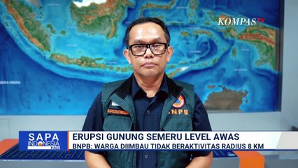 Kondisi Terkini soal Gunung Semeru Level Awas:  Letusan Asap Masih Terlihat | SAPA PAGI