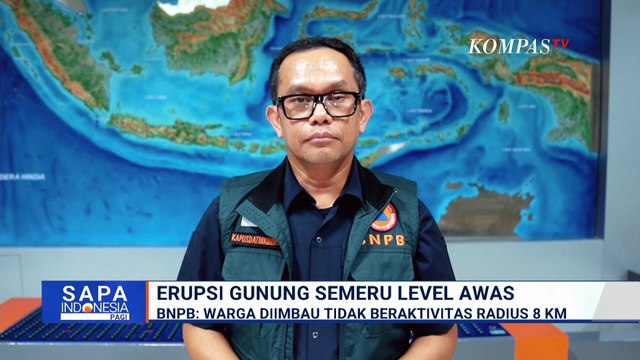 Kondisi Terkini soal Gunung Semeru Level Awas: Letusan Asap Masih Terlihat | SAPA PAGI